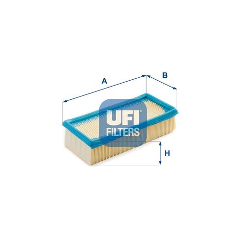 UFI Luftfilter für GENERAL MOTORS CITROËN PIAGGIO MALAGUTI FORD VAG 5003239 5012634 06615400 30.836.00