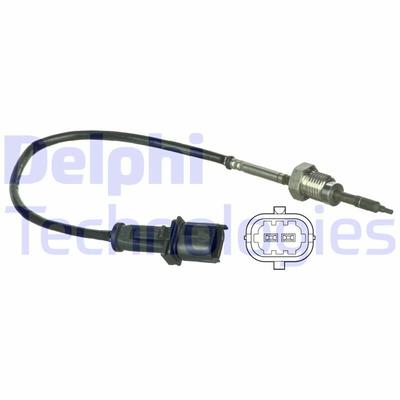 DELPHI Sensor, Abgastemperatur 2-polig für GENERAL MOTORS VAUXHALL SAAB OPEL 0855410 55355404 855410 TS30022