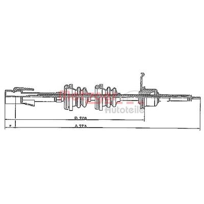 METZGER Tachowelle COFLE für VW 171957803H S 31024