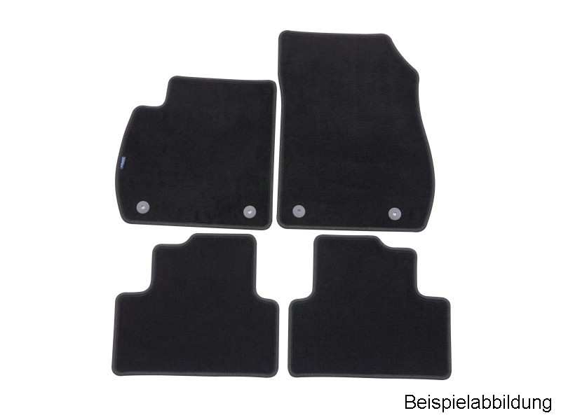 PETEX Fußmatte, Fußmattensatz velour - schwarz Fußmatte für FORD 117424604 Image