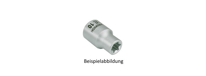 PROXXON 3/8' Außentorx-Einsatz E 6 23612 Steckschlüsseleinsatz Image