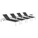 4 Sally Lounger And 4 Side Tables
