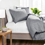 Bare Home Soft Hypoallergenic Microfiber Duvet Cover and Sham Set