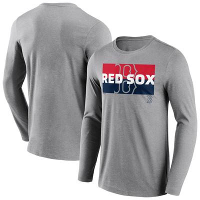 Boston Red Sox Square Off Langarm-T-Shirt – Herren Image