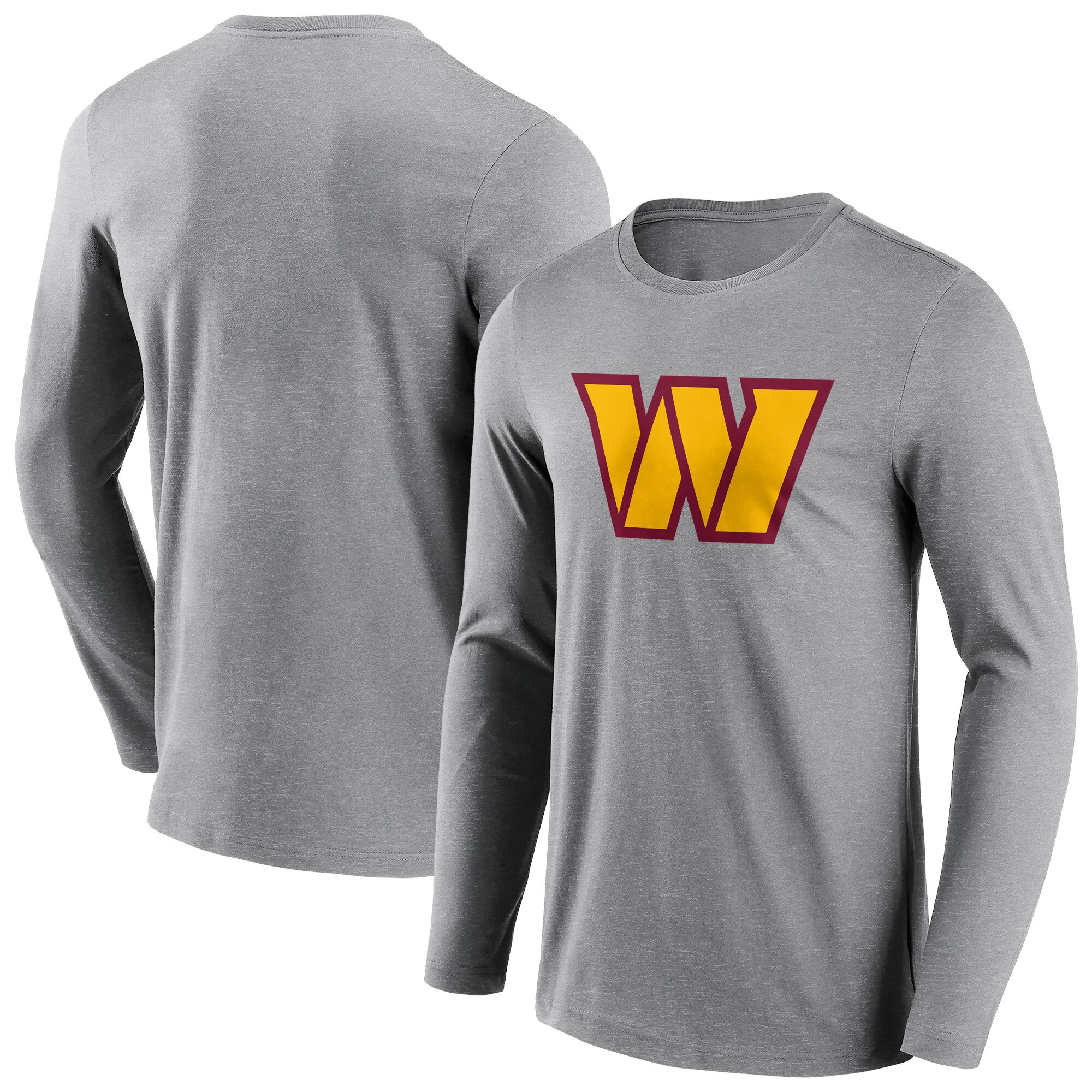 Washington Commanders Primary Logo Langarm-T-Shirt – Herren Image