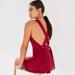 Urban Outfitters Dresses | Lynn Linen Cross Back Apron Dress From Urban Outfitters | Color: Red | Size: Xs