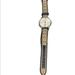 Coach Accessories | Coach Women's Classic Signature Fabric Strap Watch | Color: Blue/Tan | Size: Os