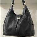 Coach Bags | Authentic Leather Coach Bag | Color: Black | Size: Medium