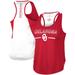 Women's Colosseum Crimson Oklahoma Sooners Sachs 2-Hit Scoop Neck Racerback Tank Top