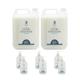 Safe Hands | Luxury Hand Wash | Spring Breeze | 2 x 5 Litre & 6 x 500ml (Empty) | Moisturising hand soap liquid | Antibacterial | Anti Bac Hand Soap | Removes 99% of Bacteria | Kind to Skin