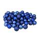 Northlight Seasonal Shatterproof Christmas Ball Ornament Plastic in Blue | 2.5 H x 2.5 W x 2.5 D in | Wayfair 32275630