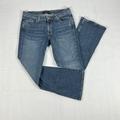 Levi's Jeans | Levis 518 Womens Jeans 13 S/C Blue Superlow Flare Stretch Medium Wash Whiskers | Color: Blue | Size: 13j