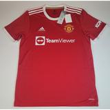 Adidas Shirts | Adidas Manchester United Jersey 2021-22 Home Mens Soccer Jersey Size S, M, L, 3x | Color: Red/White | Size: Various