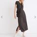 Madewell Dresses | Black Madewell T-Shirt Midi Dress | Color: Black | Size: M
