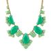 Kate Spade Jewelry | Kate Spade Day Tripper Bib Statement Necklace | Color: Gold/Green | Size: Os