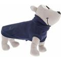 Ferribiella - Maglione in pile con collo alto modello Polarotto per cani : 35 cm - Blu