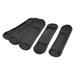 Backpack Plastic Anti-slip Replacement Shoulder Bag Strap Pads 5pcs - Black