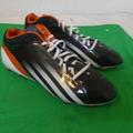 Adidas Shoes | Adidas Football Cleats Men's 13 High Top Ankle Black Orange Clu 600001 #225 | Color: Black | Size: 13