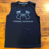 Under Armour Shirts & Tops | Boys Under Armour Sleeveless Shirt Yl | Color: Black | Size: Yl