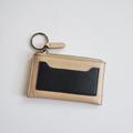 J. Crew Accessories | J. Crew Leather Key Chain Card Holder | Color: Black/Cream | Size: Os