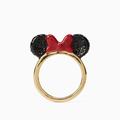 Kate Spade Jewelry | Kate Spade Disney X Kate Spade New York Minnie Ring | Color: Black/Red | Size: 6