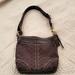 Coach Bags | Coach Authentic Brown Carly Crossbody Messenger Shoulder Bag "C" Pattern | Color: Brown/Tan | Size: Os