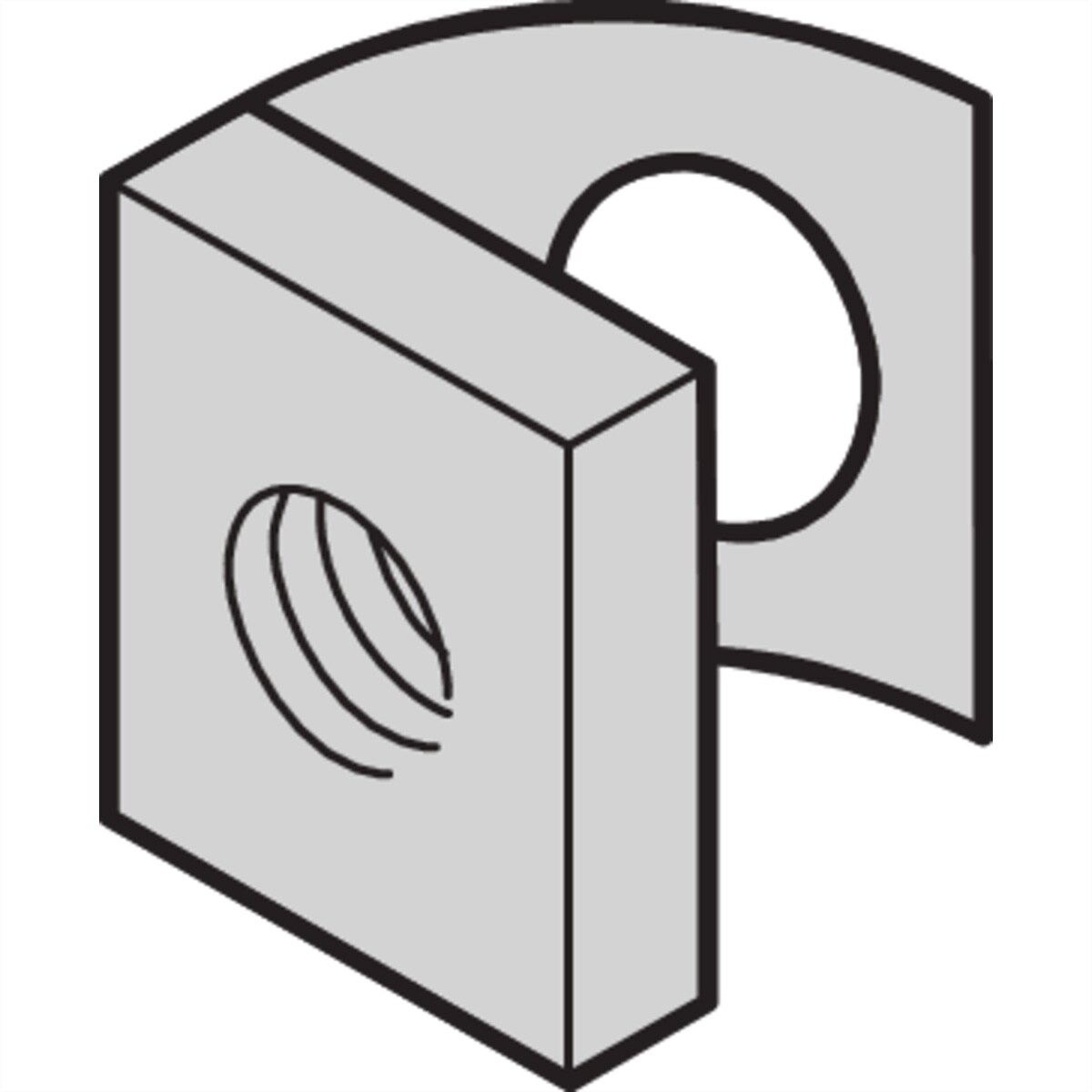 SCHROFF Schiebemutter - NTS SCHIEBEMUTTERN M6 100STK Image