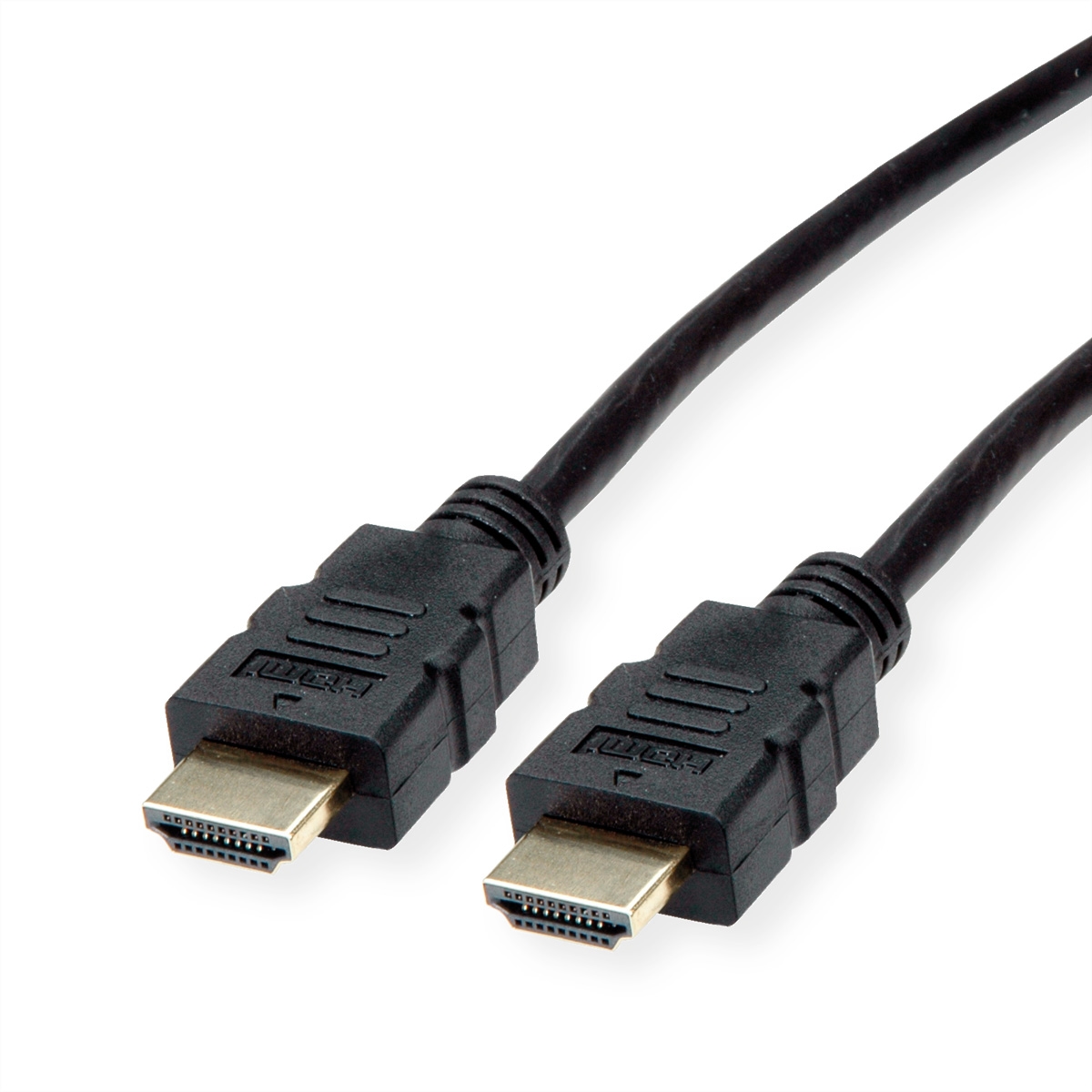 ROLINE HDMI High Speed Kabel mit Ethernet, TPE, schwarz, 10 m Image