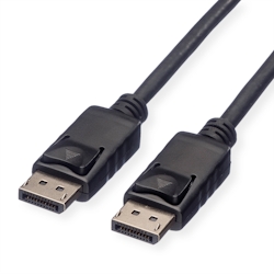 ROLINE DisplayPort Kabel, DP ST - ST, LSOH, schwarz, 7,5 m Image