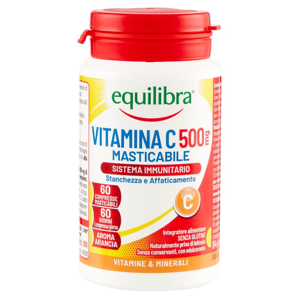 Equilibra® Vitamina C 500 Masticabile 84 g Compresse masticabili