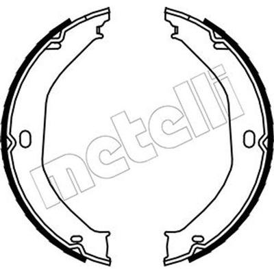 METELLI Bremsbackensatz, Feststellbremse hinten rechts links für JEEP 5011988AA 05011988AA 05011988AB 53-0360