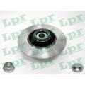 LPR Bremsscheibe HUB BRAKE DISC hinten rechts links voll 260mm für RENAULT 432000010R 432006506R 432007556R R1055PCA