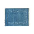 Rug Emotion HUS74BLUC Moderner Teppich Lorry Buff GABBEH Home & Living 200 x 140 cm aus Wolle mit Pflanzenfarbe in Blau. Ideal für Jede Art von Umgebung: Küche Bad Wohnzimmer Schlafzimmer