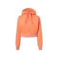 Kurze Sport-Sweatjacke, orange