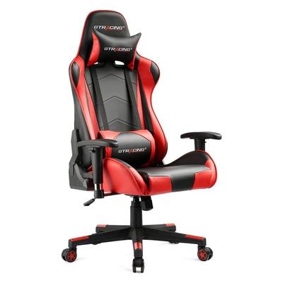 Lucklife Gaming Chair Racing Office Computer Ergonomic Video Game Chair with Headrest and Lumbar Pillow Esports Chair