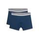Sanetta Jungen-Hipshorts (Doppelpack) Blau | Hochwertige und nachhaltige Boxer für Jungen aus Bio-Baumwolle. | Inhalt: 2er-Set Unterwäsche für Jungen 152