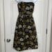 J. Crew Dresses | J Crew Grays And Yellow Strapless Dress Size 2 | Color: Gray/Yellow | Size: 2