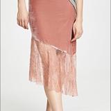 Free People Skirts | Free People Canyon Arroyo Velvet Lace Shirt Size 2 | Color: Pink | Size: 2