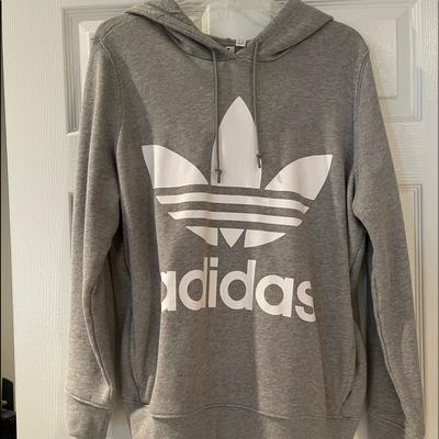 Adidas Tops | Adidas Hoodie | Color: Gray | Size: L