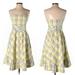 Anthropologie Dresses | Anthropologie Maeve Sunny Days Yellow Plaid Cotton Sundress Sz 6 | Color: Yellow | Size: 6