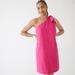 J. Crew Dresses | Jcrew One Shoulder Linen Sheath Dress Sz M Nwt | Color: Pink | Size: M