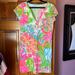 Lilly Pulitzer Dresses | Lily Pulitzer T-Shirt Dress | Color: Pink/White | Size: Xs