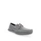 Wide Width Men's Propét® Viasol Lace Men's Boat Shoes by Propet in Grey (Size 8 1/2 W)