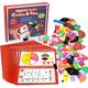 Torlam Magnetic Fraction Tiles & Fraction Circles Activity Set - Math Manipulatives for Elementary School - Fraction Magnets & Resources - Fraction Strips & Bars