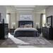 CDecor Home Furnishings Bryson Midnight Star 3-Piece Bedroom Set w/ Dresser Upholstered in Brown | 62.75 H x 62.75 W x 85 D in | Wayfair