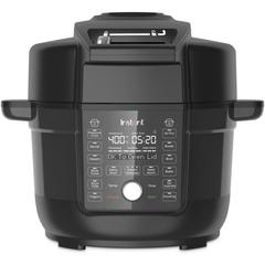 Instant Pot Duo Crisp 6.5-quart w/ Ultimate Lid Multi-Cooker & Air Fryer Stainless Steel/Plastic in Black | 13.37 H x 15.42 W x 15.5 D in | Wayfair