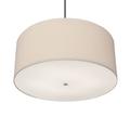 Meyda Lighting Cilindro 36" Wide Textrene Pendant Light in Brown/White | 16 H x 36 W x 36 D in | Wayfair 241353