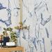 Bond Tile Macuba Marble Hex 10.15" x 11.41" Matte Porcelain Floor & Wall Tile Porcelain in White/Blue | 10.15 H x 11.41 W x 0.4331 D in | Wayfair