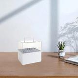 Inbox Zero Jerelle Storage Pen Holder Plastic in White | 7.5 H x 8.6 W x 8.5 D in | Wayfair 61D811B6EDE74C038B2943DEF3F86701
