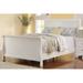 Canora Grey Ercelle Full Size Bed Wood in White/Brown | 48 H x 38 W x 80 D in | Wayfair 9EC8892224A54C51B9CAFB2F4B6455E4